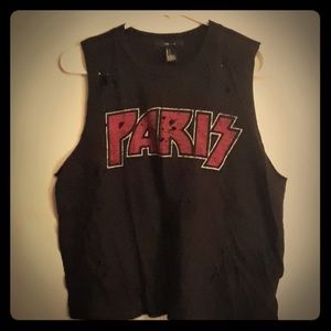 Paris tank top